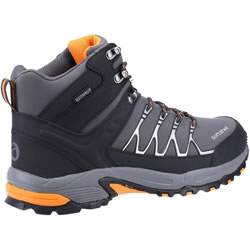 Extra image of Cotswold Abbeydale Mid Boots in Grey/Orange
