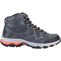 Image of Cotswold Women's Mid Wychwood Boot in Grey/Coral