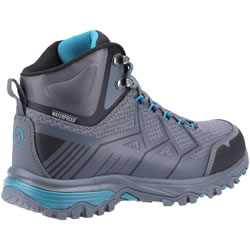 Extra image of Cotswold Women's Mid Wychwood Boot in Grey/Blue