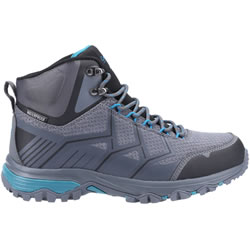 Small Image of Cotswold Women's Mid Wychwood Boot in Grey/Blue