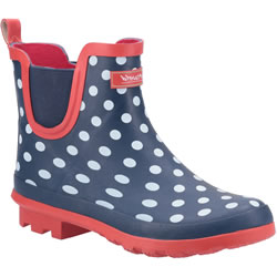 Small Image of Cotswold Blakney Boots in Blue/Red