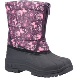 Small Image of Cotswold Kids Iceberg Boots in Butterfly Print