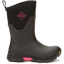 Extra image of Muck Boots Arctic Ice Mid - Black/Hot Pink - UK 3
