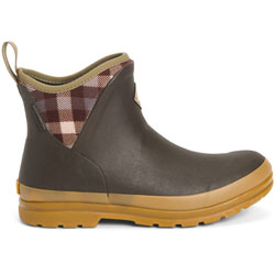Extra image of Muck Boots Originals Ankle - Brown/Plaid/Gum - UK 3