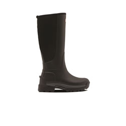 Small Image of Hunter Balmoral Women's Hybrid Tall Wellington Boots - Black
