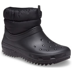 Small Image of Crocs Classic Neo Puff Boots in Black