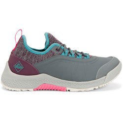 Extra image of Muck Boots Outscape - Dark Grey/Teal/Pink