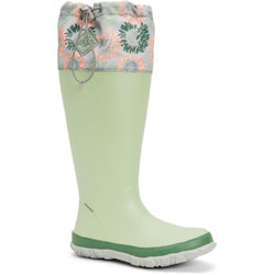 Small Image of Muck Boots Resida Forager Tall - Green/Sunflower Print - UK 3