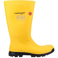 Extra image of Dunlop Yellow/Black Purofort FieldPRO - UK Size 10.5