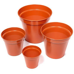 Small Image of Flower Pots - Pack of 10 (152mm Diameter)