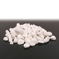 Small Image of 500g Decorative Natural WHITE PEBBLES Stones Chippings Gravel HOME GARDEN Rocks