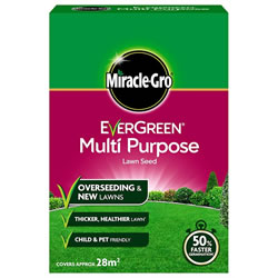Small Image of Miracle-Gro Evergreen Multi Purpose Lawn Grass Seed 28m2 (119614)