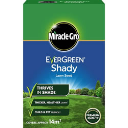 Small Image of Miracle-Gro Evergreen Shady Lawn Grass Seed 14m2 (119621)