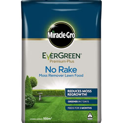 Small Image of Miracle-Gro Evergreen Premium-Plus No Rake Moss Remover Lawn Food 100m2 (119662)