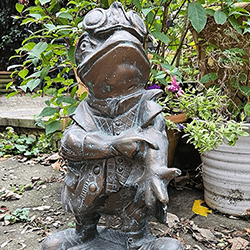 Small Image of Wind in the Willows Garden Sculpture of Toad of Toad Hall - 50cm