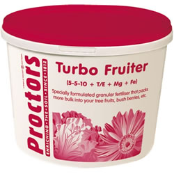 Small Image of Proctors Turbo 5kg Airtight Tub of Soft Fruit Garden Allotment Fertiliser