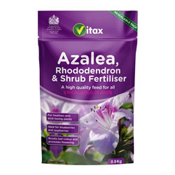 Small Image of Vitax Azalea, Rhododendron & Shrub Feed (Pouch) 0.9kg Garden Fertilisers (6AZ901)