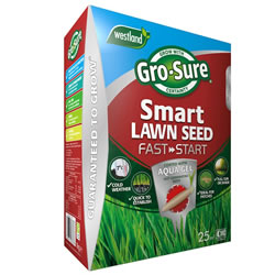 Small Image of Gro-Sure Aqua Gel Coated Fast Start Smart Grass Lawn Seed - 25 sq.m - 1kg (20500254)