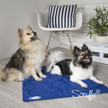 Image of Scruffs X-Large Self Cooling Dog Cool Mat - Blue (120 x 75cm)