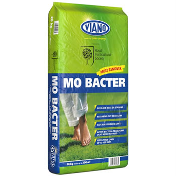 Image of Viano MO Bacter Organic Lawn Fertiliser and Moss Killer 20kg