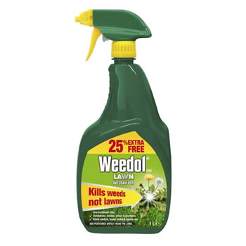 Image of Weedol Lawn Weed Killer Spray gun Plus 25% Extra - 800ml (119388)