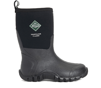 Image of Muck Boot Edgewater Classic Mid Boot in Black - UK 8