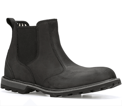 Image of Muck Boot Men's Chelsea Leather Boot in Black - UK 9