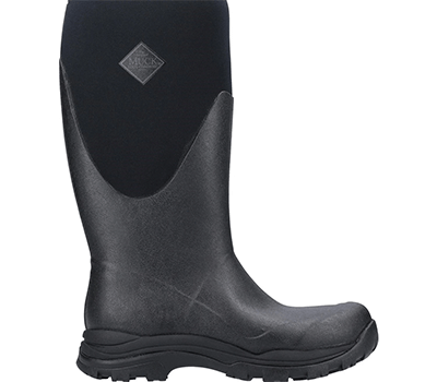Image of Muck Boot Men's Arctic Outpost Tall Boots in Black in UK 10