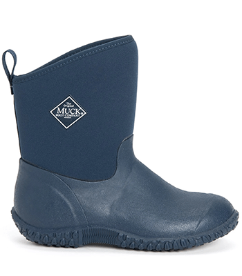 Image of Muck Boot Muckster Shearling Mid Boots in Navy - UK 4