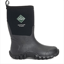 Small Image of Muck Boot Edgewater Classic Mid Boot in Black - UK 12