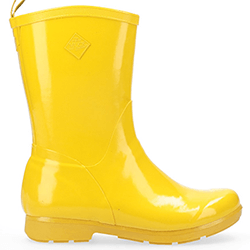 Small Image of Muck Boot Kids' Bergen Wellies in Yellow - UK 3