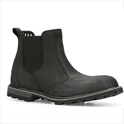 Small Image of Muck Boot Men's Chelsea Leather Boot in Black