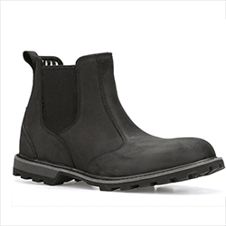 Image of Muck Boot Men's Chelsea Leather Boot in Black
