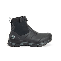 Small Image of Muck Boot Men's Apex Zip Short Boots in Black - UK 13