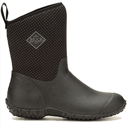 Small Image of Muck Boot Women's Muckster Mid Length Boots in Black - UK 9