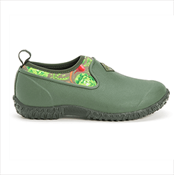 Small Image of Muck Boot Women's Muckster Low Shoe in Green Print - UK 9