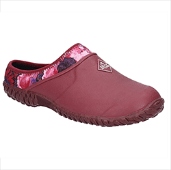 Small Image of Muck Boot Muckster II Clog in Red Print - UK 3