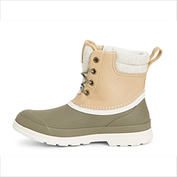 Extra image of Muck Boot Originals Lace up Duck Boot - Taupe