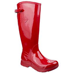 Small Image of Muck Boot Women's Tall Bergen Boots in Red - UK 3
