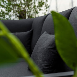 Extra image of LIFE Timber Aluminium Full Corner Sofa Set in Lava / Graphite