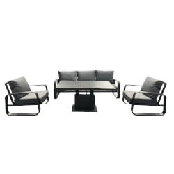 Extra image of Norfolk Leisure Handpicked Babingley 3 Seat Lounge Set with Adjustable Table