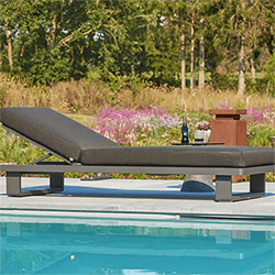 Small Image of Life Fitz Roy Single sun loungers in Lava / Carbon