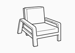 lounge chair dimensions - dimensions image