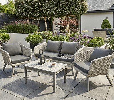 Image of Norfolk Leisure Chedworth Lounge Set in Grey