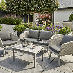 Small Image of Norfolk Leisure Chedworth Lounge Set in Grey