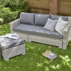 Extra image of Norfolk Leisure Oxborough Sofa Daybed in Grey