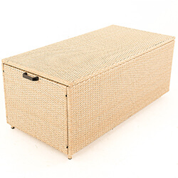 Small Image of Serenity Weave Cushion Storage Box in Natural