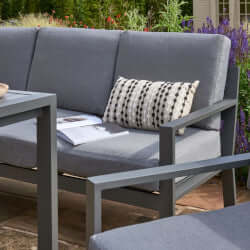 Extra image of Norfolk Leisure Titchwell Lounge Set with Gas Adjustable Table in Anthracite