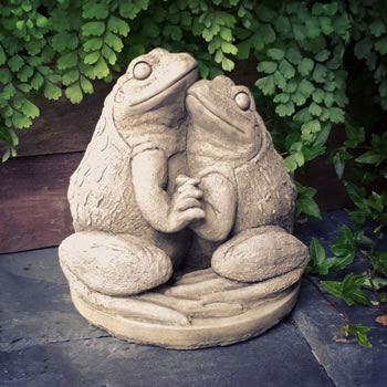 Image of Dancing Frogs Stone Ornament