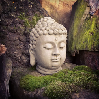 Image of Small Stone Buddha Head Ornament